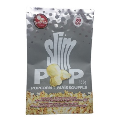 Back Seal Plastic Custom Logo Print Caramel Popcorn Packaging Bags