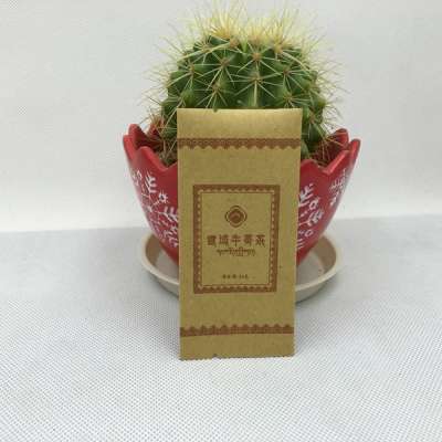 Heat Seal Side Gusset Kraft Paper Hemp Paper Coffee Green Tea Bag